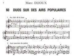 Soixante duos sur des airs populaires 