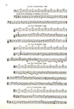 Solfège clé de sol, clé de fa von Rodolphe/Crapelet 