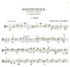 Sonate facile von Claude-Henry Joubert 