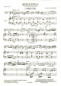 Sonatina von Maurice Faillenot 