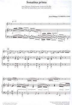 Sonatina prima von Jean-Philippe Vanbeselaere 