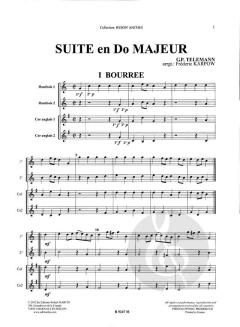 Suite en Do Majeur von Georg Philipp Telemann 