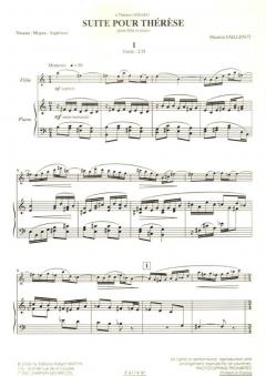 Suite pour thérèse von Maurice Faillenot 