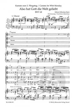 Also hat Gott die Welt geliebt (J.S. Bach) 