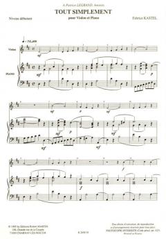 Tout simplement von Fabrice Kastel 
