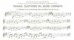 Travail quotidien du jeune corniste von Jean-Christophe Dijoux für Horn