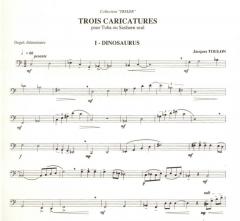 Trois caricatures von Jacques Toulon 