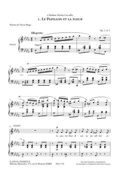 Melodies et Duos von Gabriel Fauré 