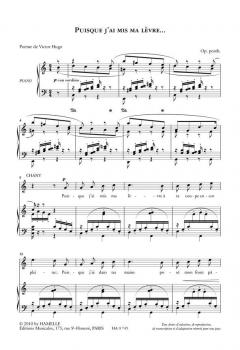 Puisque J'ai Mis Ma Levre... von Gabriel Fauré 