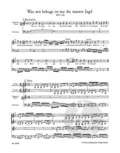 Was mir behagt, ist nur die muntre Jagd von Johann Sebastian Bach 