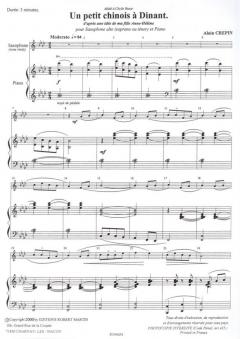 Un petit chinois à Dinant, alto ou soprano ou ténor von Alain Crepin 