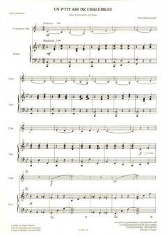 Un p'tit air de chalumeau von Yves Bouillot 