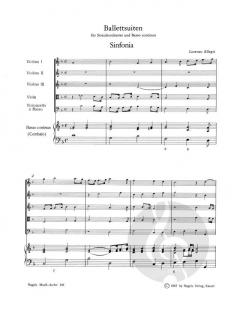Ballettsuiten von Lorenzo Allegri für Streicher (Violinen dreigeteilt) und Basso continuo im Alle Noten Shop kaufen (Partitur)