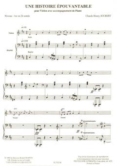 Une histoire epouvantable von Claude-Henry Joubert 