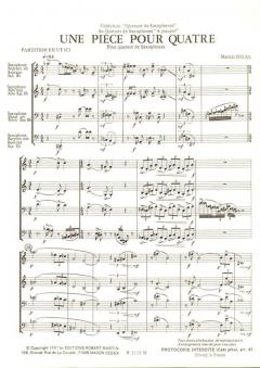 Une pièce pour quatre von Martial Solal 