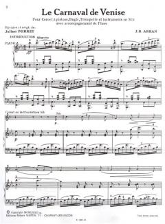 Variations sur le Carnaval de Venise, Sib von Jean Baptiste Arban 