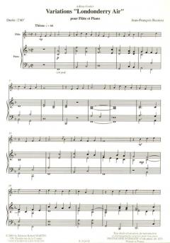 Variations sur Londonderry Air von Jean-Francois Basteau 