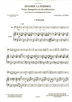 Zénobie la perdrix, ut von Claude-Henry Joubert 