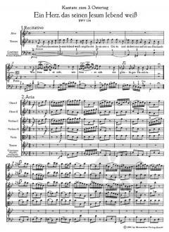 Ein Herz, daß seinen Jesum lebend weiß von Alfred Dürr 