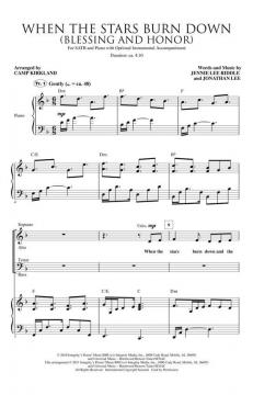 When The Stars Burn Down (Blessing And Honor) (Jennie Lee Riddle) 