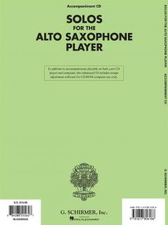 Solos for the Alto Saxophone Player 