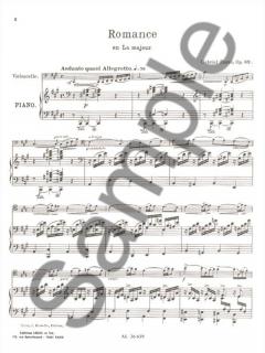 Romance Op. 69 la Majeur von Gabriel Fauré für Violoncello und Klavier im Alle Noten Shop kaufen