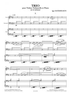 Trio en Si Mineur (Igor Raykhelson) 