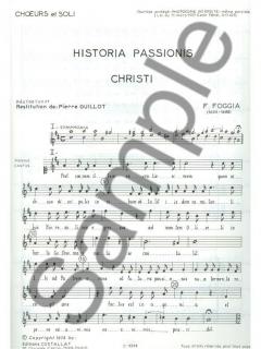Francesco Foggia: Historia Passionis Christi (Francesco Foggia) 