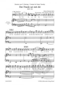 Der Friede sei mit dir von Johann Sebastian Bach (Download) 