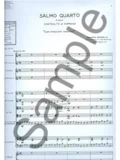 Salmo Quarto, l'estro Poetico Armonico, motet no 4 von Benedetto Marcello 