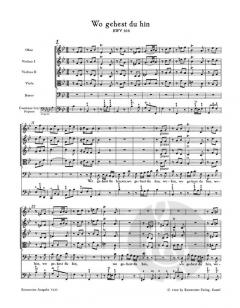 Wo gehest du hin von Johann Sebastian Bach 