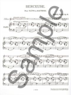 Berceuse Op. 16 von Gabriel Fauré 