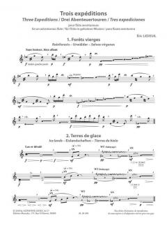 3 Expeditions pour Flute Aventureuse von Eric Ledeuil für Flöte solo im Alle Noten Shop kaufen
