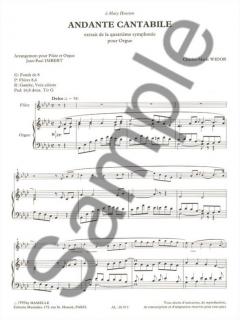 Andante Cantabile Extrait de von Charles-Marie Widor 