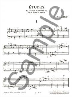 Etudes en Forme d'exercices pour Harpe Celtique 