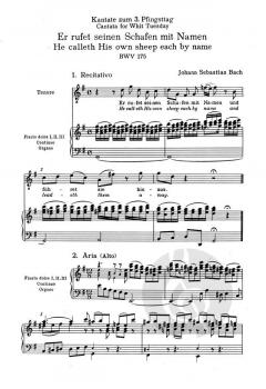 Er rufet seinen Schafen mit Namen (J.S. Bach) 