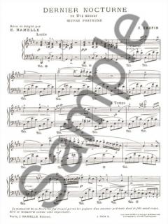 20eme et Dernier Nocturne en von Frédéric Chopin 