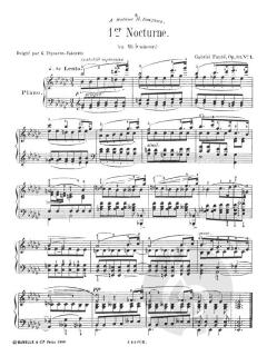 Nocturne No. 1 von Gabriel Fauré 