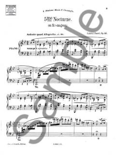 Nocturne No. 5 von Gabriel Fauré 