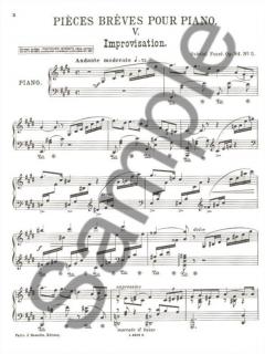 Pieces Breves Op. 84 No. 5 von Gabriel Fauré 