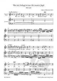 Was mir behagt, ist nur die muntre Jagd (J.S. Bach) 