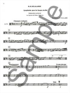 Caprice No. 1, en Re Majeur, dit de Villers-cotterets von Michel-Richard Delalande 