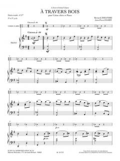 A Travers Bois pour Caisse Claire et Piano (Cycle 1 et 2) (4'27') (Jean-Pascal Rabié) 