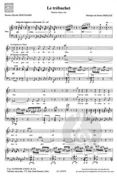Hector Louis Berlioz: Le Trebuchet von Hector Berlioz 