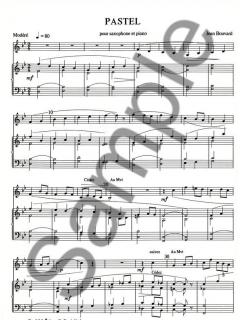 Pastel pour Saxophone Mi B / Si B et Piano [éd. Bg] von J. Bouvard 