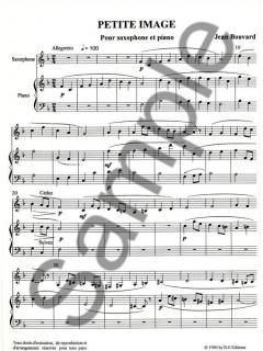 Petite Image pour Saxophone Mi B / Si B et Piano [éd. Bg] von J. Bouvard 