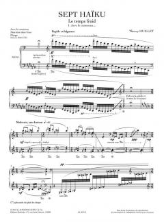 7 Haiku pour Piano Solo von Thierry Huillet 