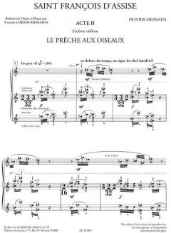 Saint Francois d'assise, Vol. 3 (Acte II, 6e tableau) von Olivier Messiaen 