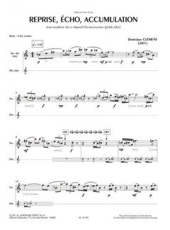 Reprise, Écho, Accumulation von Dominique Clément 
