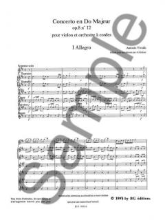 Concerto op. 8 No. 12 en Do majeur von Antonio Vivaldi 
